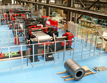 いわき工場に設置された新製品のためのラインです。